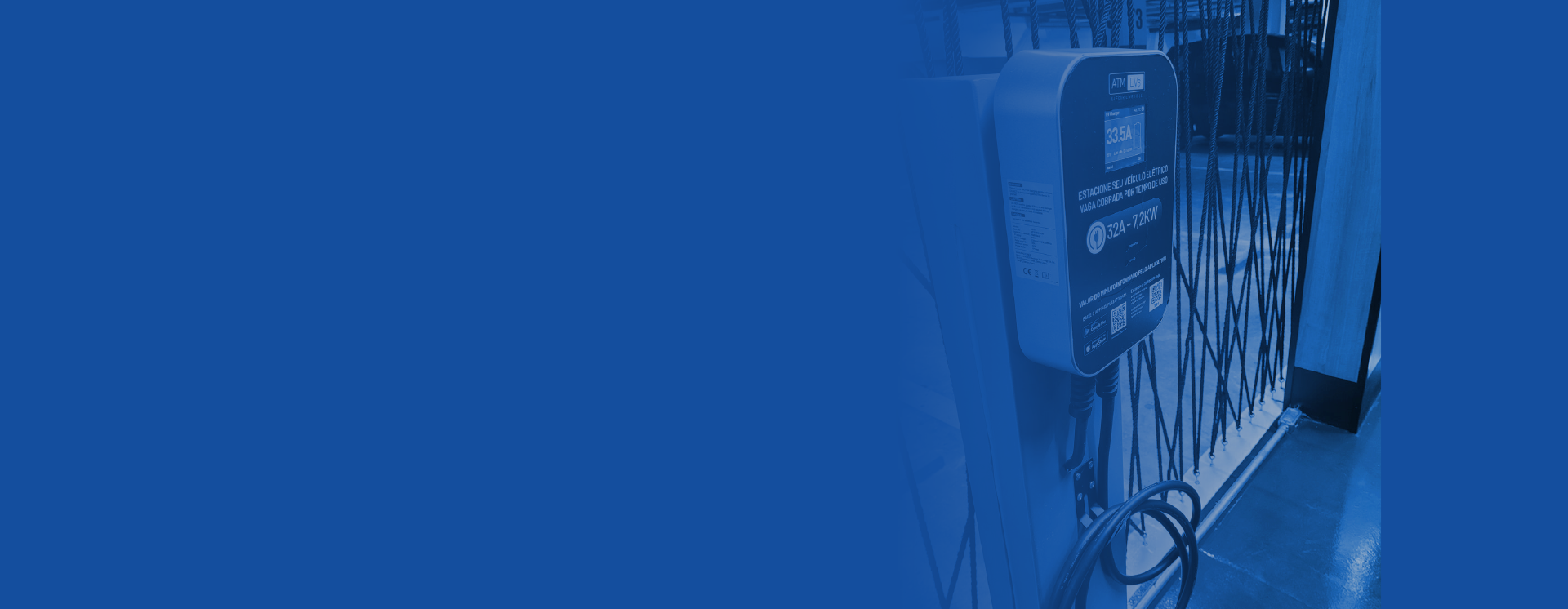 Banner carregador elétrico