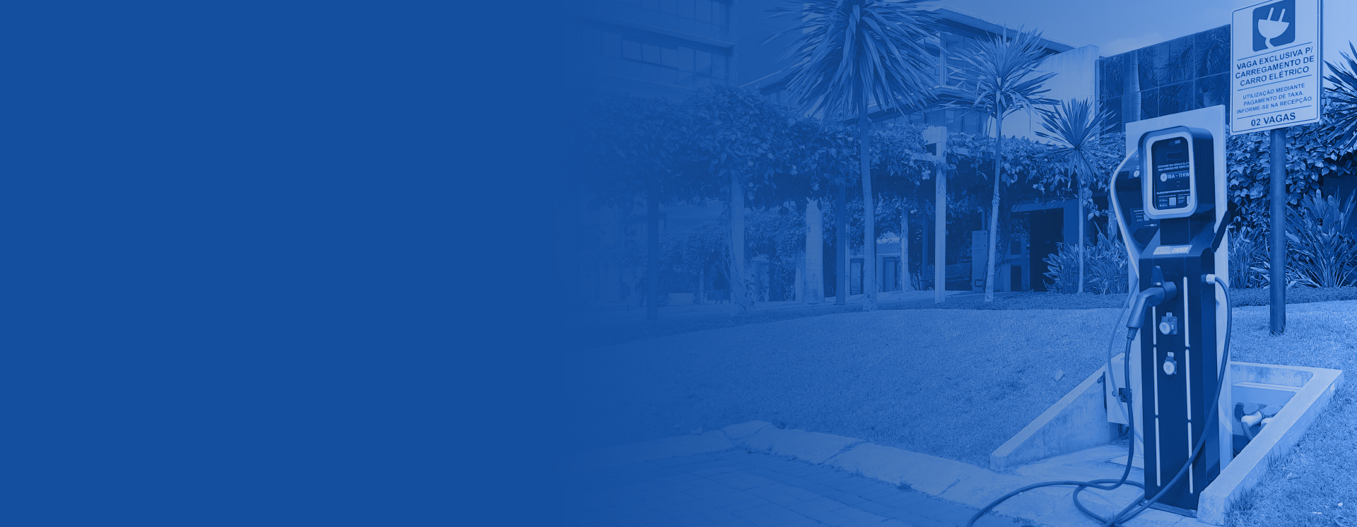 Banner carregador elétrico